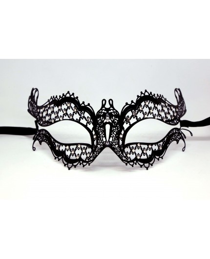 Sexy Shop Online I Trasgressivi - Accessorio Per Halloween Unisex - Maschera Nera In Ferro Black Mask - Fifty Shades Of Grey