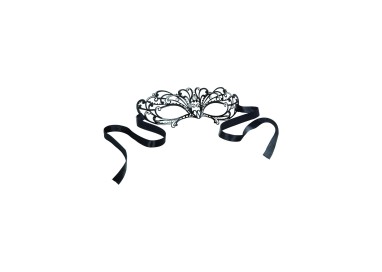 Accessorio Per Halloween - Maschera Nera In Ferro - California Exotic Novelties