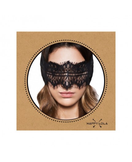 Sexy Shop Online I Trasgressivi - Accessorio Per Carnevale Unisex - Maschera Nera Happy Lola HL - Rimba