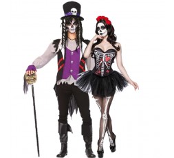 Sexy Shop Online I Trasgressivi - Carnevale Coppia - Costume da Skull Senorita & Prete Voodoo