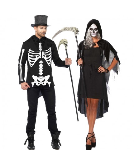 Sexy Shop Online I Trasgressivi - Carnevale Coppia - Costume Da Scheletro & Da Phantom Velvet Sexy Shop Online I Trasgressivi - Carnevale Coppia - Costume Da Scheletro & Da Phantom Velvet