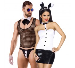 Sexy Shop Online I Trasgressivi - Carnevale Coppia - Costume Sexy Da Coniglietta & Butler Costume Man Roleplay