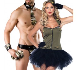 Sexy Shop Online I Trasgressivi - Carnevale Coppia - Costume da Soldatessa & Army Costume Man Roleplay