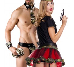 Sexy Shop Online I Trasgressivi - Carnevale Coppia - Costume Da Soldatessa Sexy & Army Costume Man Roleplay