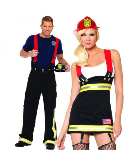 Sexy Shop Online I Trasgressivi - Carnevale Coppia - Costume Da Sexy Pompiere & Costume da Pompiere Sexy Shop Online I Trasgressivi - Carnevale Coppia - Costume Da Sexy Pompiere & Costume da Pompiere