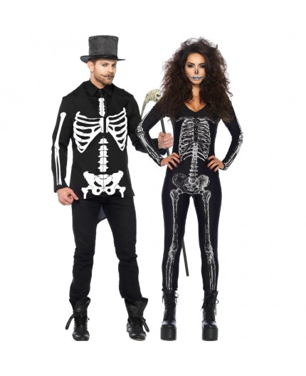 Sexy Shop Online I Trasgressivi - Carnevale Coppia - Costume da Scheletro