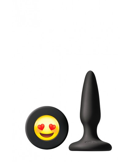 Sexy Shop Online I Trasgressivi - Plug Anale Classico - Mojis Plug ILY Black - NS Novelties