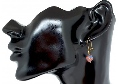 Bigiotteria Donna - Orecchino con Pallina Pendente Arcobaleno Bigiotteria Donna - Orecchino con Pallina Pendente Arcobaleno