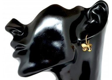 Bigiotteria Donna - Orecchino Farfallina Oro Bigiotteria Donna - Orecchino Farfallina Oro