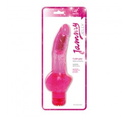 Sexy Shop Online I Trasgressivi - Vibratore Jelly - Jammy Jelly Flary Glitter Rosa - Toyz4Lovers