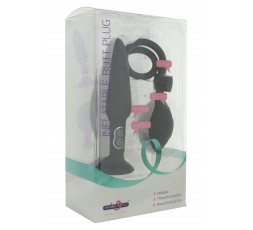 Sexy Shop Online I Trasgressivi - Plug Anale Gonfiabile Vibrante - Inflatable Buttplug Black - Seven Creations