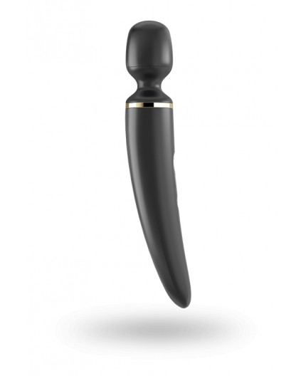 Sexy Shop Online I Trasgressivi - Massaggiatore Magic Wand - Satisfyer Wonder Woman Black - Satisfyer