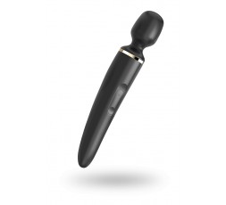 Sexy Shop Online I Trasgressivi - Massaggiatore Magic Wand - Satisfyer Wonder Woman Black - Satisfyer