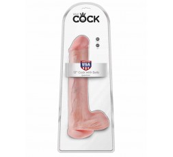 Sexy Shop Online I Trasgressivi - Fallo Realistico XXL - King Cock 13" Cock with Balls - Pipedream