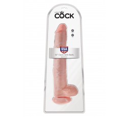 Sexy Shop Online I Trasgressivi - Fallo Realistico XXL - King Cock 14" with Balls Skin - Pipedream