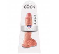 Sexy Shop Online I Trasgressivi - Fallo Realistico XXL - King Cock 10" Cock with Balls - Pipedream