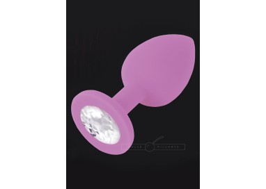 Plug Anale Classico - Jewellery Silicone Purple - Dolce Piccante