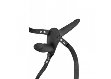 StrapOn Doppia Penetrazione - Harness Doppio Nero - Fetish Tentation StrapOn Doppia Penetrazione - Harness Doppio Nero - Fetish Tentation