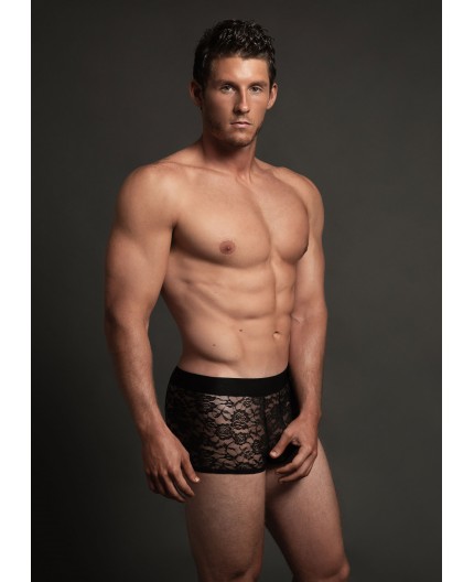 Sexy Shop Online I Trasgressivi - Intimo Uomo - Lace Boxer Black - Allure