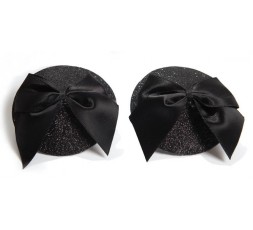 Sexy Shop Online I Trasgressivi - Accessori Vari - Burlesque Pasties Glitter & Bow - Bijoux Indiscrets