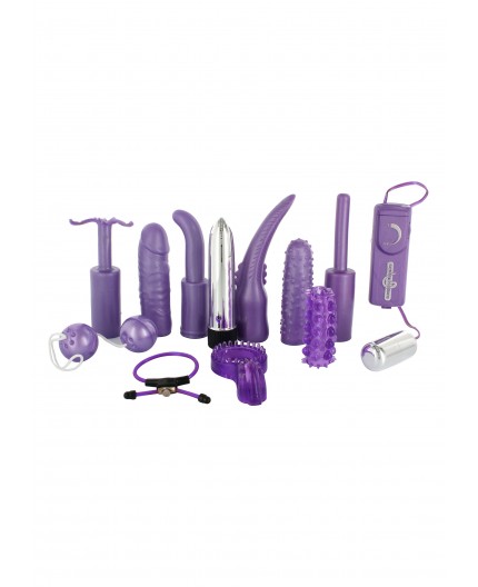 Sexy Shop Online I Trasgressivi - Kit e Set Vibrante - Dirty Dozen Sex Toy Kit Purple - Seven Creations