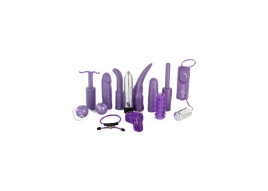 Kit e Set Vibrante - Dirty Dozen Sex Toy Kit Purple - Seven Creations