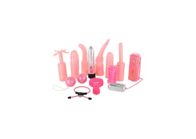 Kit e Set Vibrante - Dirty Dozen Sex Toy Kit Pink - Seven Creations
