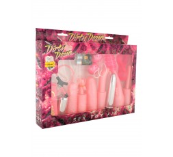 Sexy Shop Online I Trasgressivi - Kit e Set Vibrante - Dirty Dozen Sex Toy Kit Pink - Seven Creations