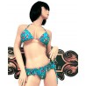 Sexy Shop Online I Trasgressivi - Costume Mare Bikini Donna - Bikini Azzurro con Stampa Sirena - Ivete Pessoa