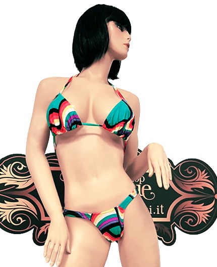 Sexy Shop Online I Trasgressivi - Costume Mare Bikini Donna - Bikini Multicolore - Ivete Pessoa Sexy Shop Online I Trasgressivi - Costume Mare Bikini Donna - Bikini Multicolore - Ivete Pessoa