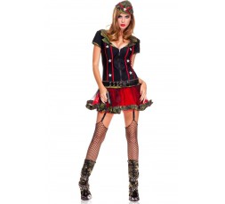 Sexy Shop Online I Trasgressivi - Carnevale Donna - Costume Da Soldatessa Sexy - Music Legs