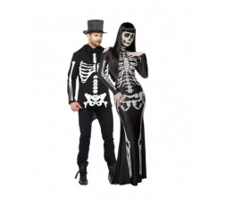 Sexy Shop Online I Trasgressivi - Halloween Coppia - Costume da Skeleton Lady & da Scheletro