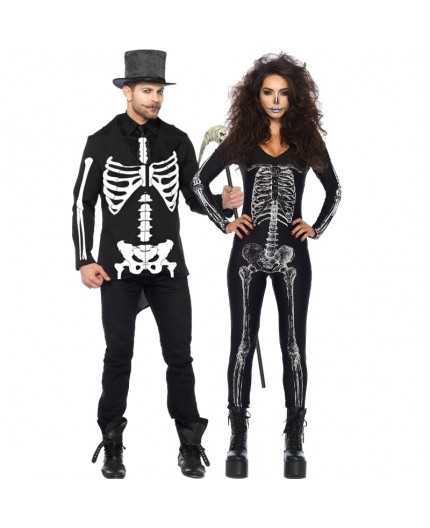 Sexy Shop Online I Trasgressivi - Halloween Coppia - Costume da Scheletro Sexy Shop Online I Trasgressivi - Halloween Coppia - Costume da Scheletro