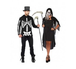 Sexy Shop Online I Trasgressivi - Halloween Coppia - Costume Da Scheletro & Da Phantom Velvet