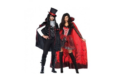 Halloween Coppia - Mantello Da Vampira & Costume Da Vampiro Sexy