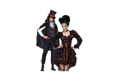 Halloween Coppia - Costume Da Vampira & Da Vampiro Sexy