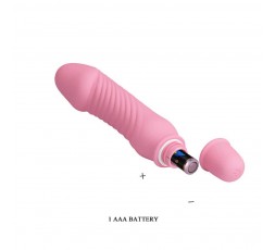 Sexy Shop Online I Trasgressivi - Fallo Realistico Dildo Vibrante - Pretty Love Stev Baby Pink - Pretty Love