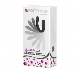 Sexy Shop Online I Trasgressivi - Stimolatore Prostatico Vibrante - Pretty Love Quintion Black - Pretty Love