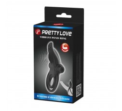 Sexy Shop Online I Trasgressivi - Anello Fallico Vibrante - Pretty Love Vibrant Penis Ring Black - Pretty Love