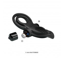 Sexy Shop Online I Trasgressivi - Anello Fallico Vibrante - Pretty Love Vibrant Penis Ring Black - Pretty Love