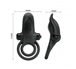 Sexy Shop Online I Trasgressivi - Anello Fallico Vibrante - Pretty Love Vibrant Penis Ring Black - Pretty Love