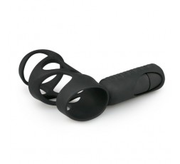 Sexy Shop Online I Trasgressivi - Anello Fallico Vibrante - Il Gladiatore Black - Easy Toys