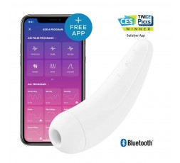 Sexy Shop Online I Trasgressivi - Sex Toy con App - Curvy 2+ White - Satisfyer