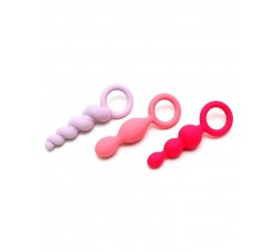 Sexy Shop Online I Trasgressivi - Palline Anali - Satisfyer Plugs Colored Set of 3 - Satisfyer