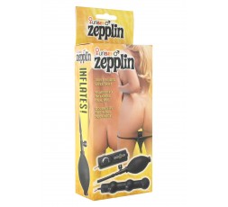 Sexy Shop Online I Trasgressivi - Dildo Anale Gonfiabile Vibrante - Zepplin Inflatable Anal Wand Black - Seven Creations