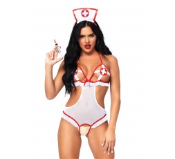 Sexy Shop Online I Trasgressivi - Sexy Lingerie - Roleplay Naughty Nurse White - Leg Avenue