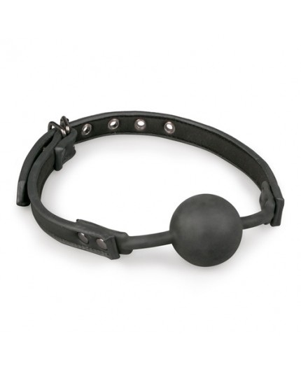 Sexy Shop Online I Trasgressivi - Costrittivo - Bavaglio con Pallina in Silicone Black - Easy Toys