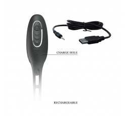 Sexy Shop Online I Trasgressivi - Stimolatore Prostatico Vibrante - Pretty Love Vibration Penis Sleeve III Black - Pretty Love