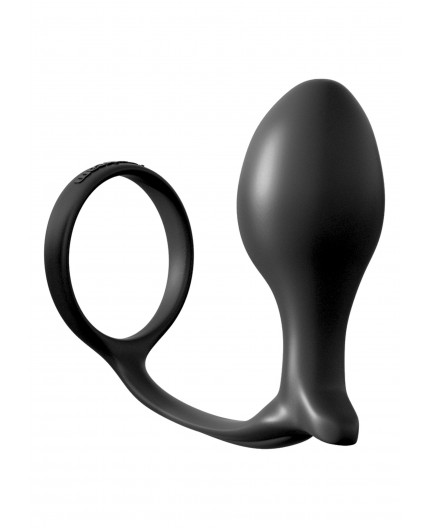 Sexy Shop Online I Trasgressivi - Stimolatore Prostatico Classico - Cockring Advanced Plug Black - Pipedream