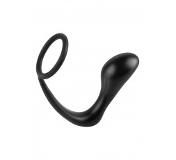 Sexy Shop Online I Trasgressivi - Stimolatore Prostatico Classico - Ass-Gasm Cockring Plug Black - Pipedream